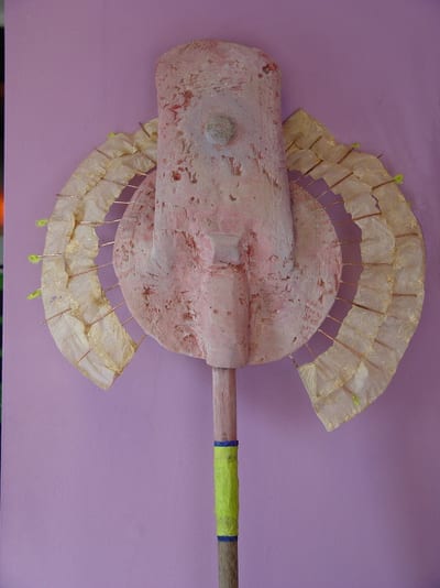Werk von Brigitte Schwarz aus der Serie „Ruhe in Präsenz“